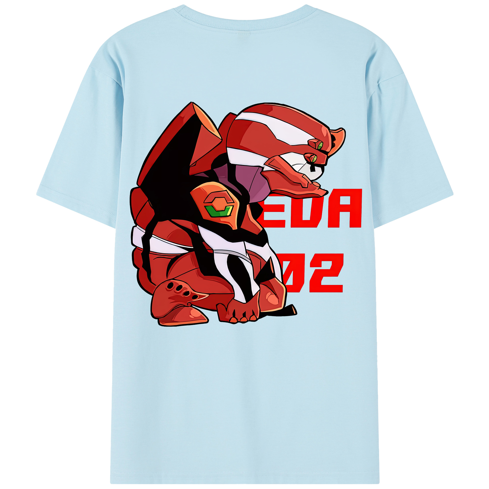 （画像用） EVA 新世紀エヴァンゲリオン 綿100％半袖Tシャツ（背面プリント）